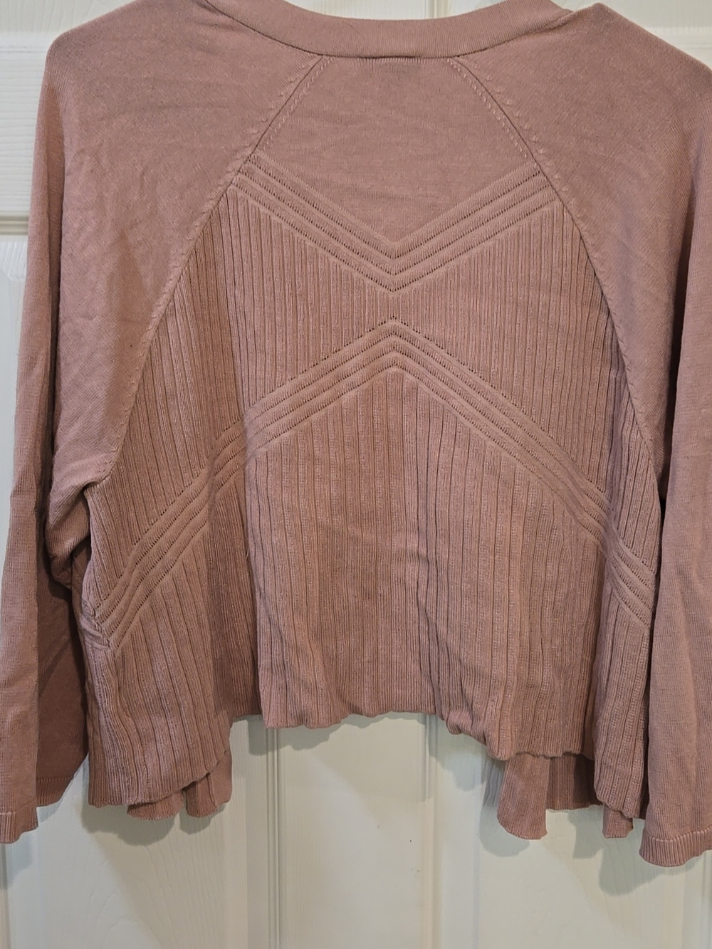 torrid Dusty Mauve Open-Front Cardigan Sweater - Picture 4 of 4